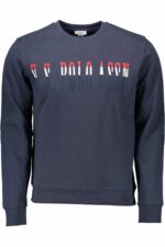 US POLO ASSN. MEN'S BLUE ZIP-UP SWEATSHIRT