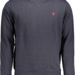 US POLO ASSN. MEN'S BLUE ZIP-UP SWEATSHIRT
