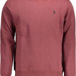 US POLO ASSN. MEN'S PURPLE ZIP-UP SWEATSHIRT