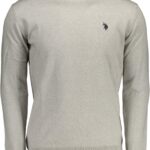US POLO ASSN. MEN'S GREY TURTLENECK