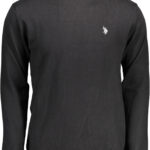 US POLO ASSN. MEN'S BLACK TURTLENECK