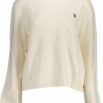US POLO ASSN. WOMEN'S WHITE SWEATER
