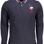US POLO ASSN. MEN'S LONG-SLEEVED POLO SHIRT, BLUE