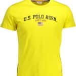 US POLO ASSN. MEN'S SHORT-SLEEVE T-SHIRT YELLOW