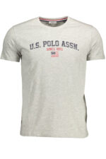 US POLO ASSN. MEN'S SHORT-SLEEVE T-SHIRT, GREY