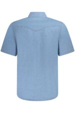 WRANGLER SHORT SLEEVE SHIRT MEN BLUE - Image 2