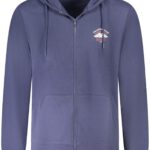 WRANGLER MEN'S ZIP-UP SWEATSHIRT BLUE