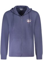 WRANGLER MEN'S ZIP-UP SWEATSHIRT BLUE
