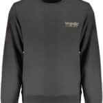 WRANGLER MEN'S BLACK ZIP-UP SWEATSHIRT