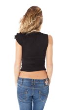 ZUELEMENTS WOMEN'S SHORT SLEEVE T-SHIRT BLACK - Image 3