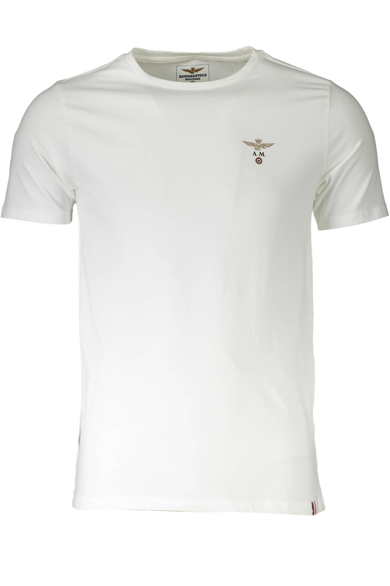 aeronauticamilitaret-shirtesternabileuomobianco_1 AERONAUTICA MILITARE MEN'S OUTDOOR T-SHIRT WHITE - Image 1