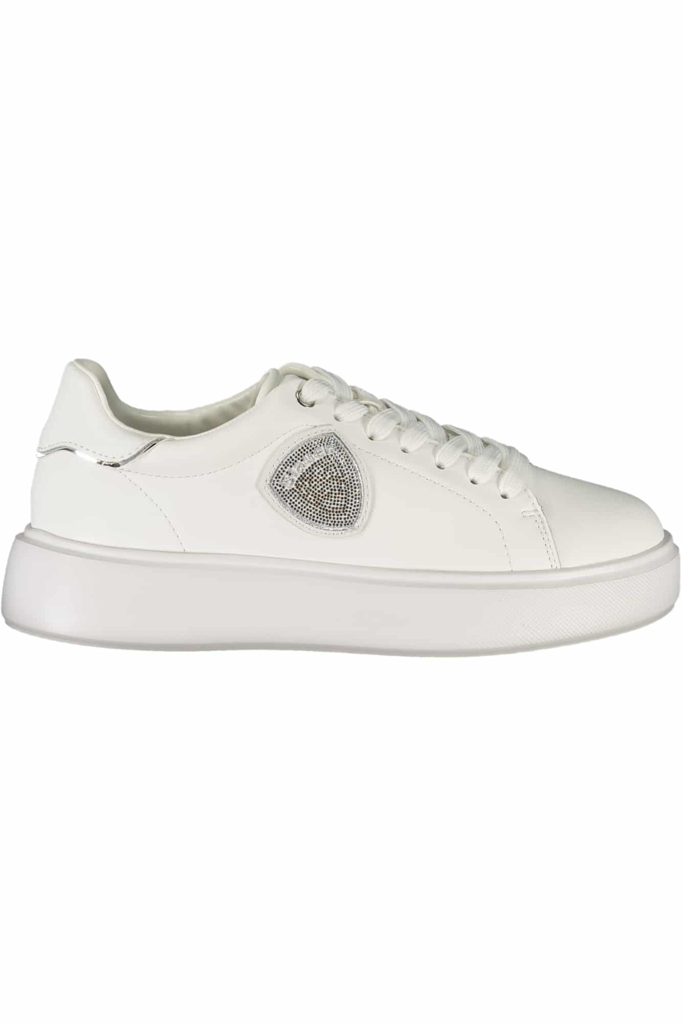 blauercalzaturasportivadonnabianco_1 BLAUER WOMEN'S WHITE SPORTS SHOES - Image 1