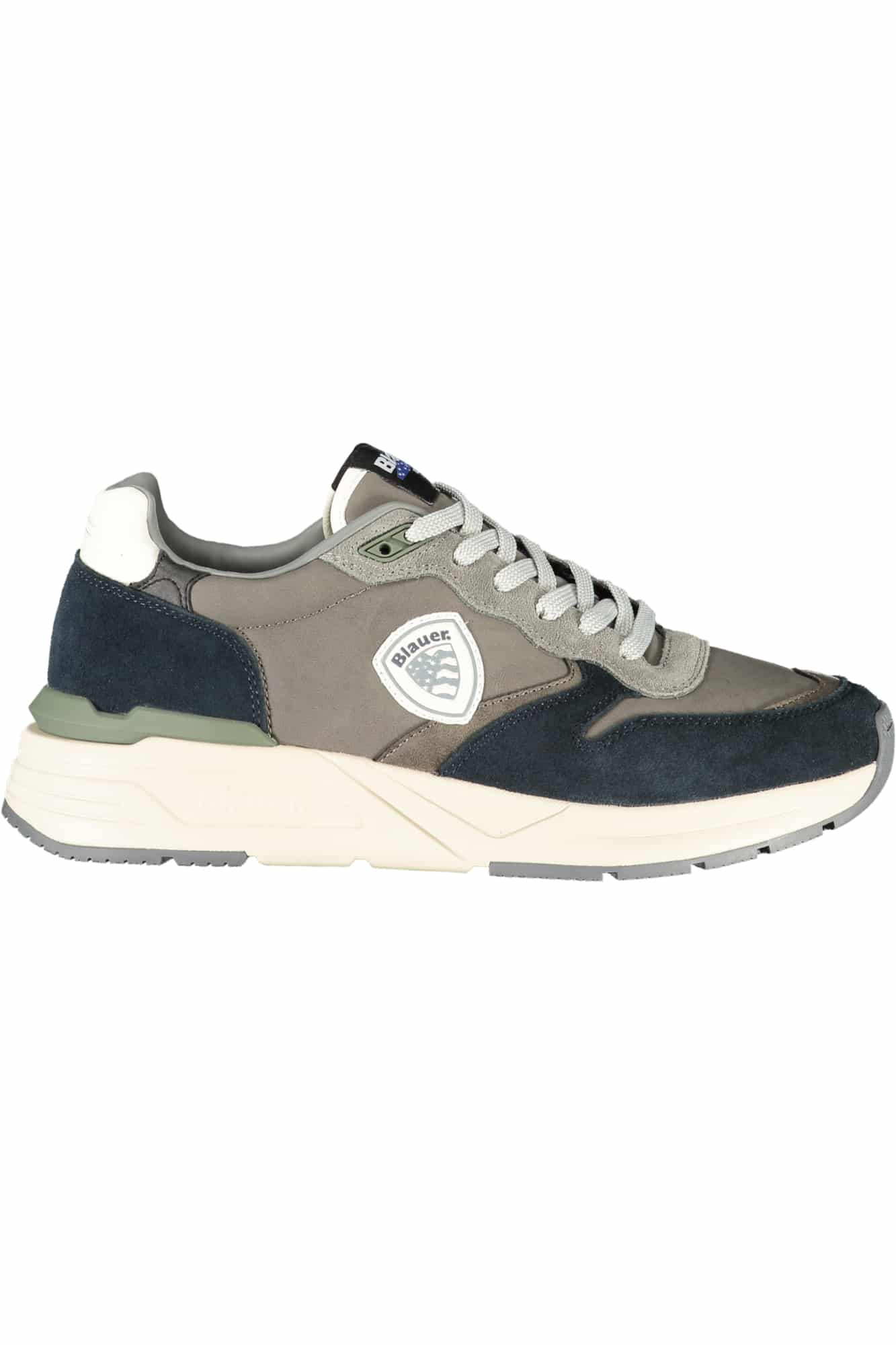 blauercalzaturasportivauomogrigio_1 BLAUER MEN'S SPORTS FOOTWEAR GREY - Image 1