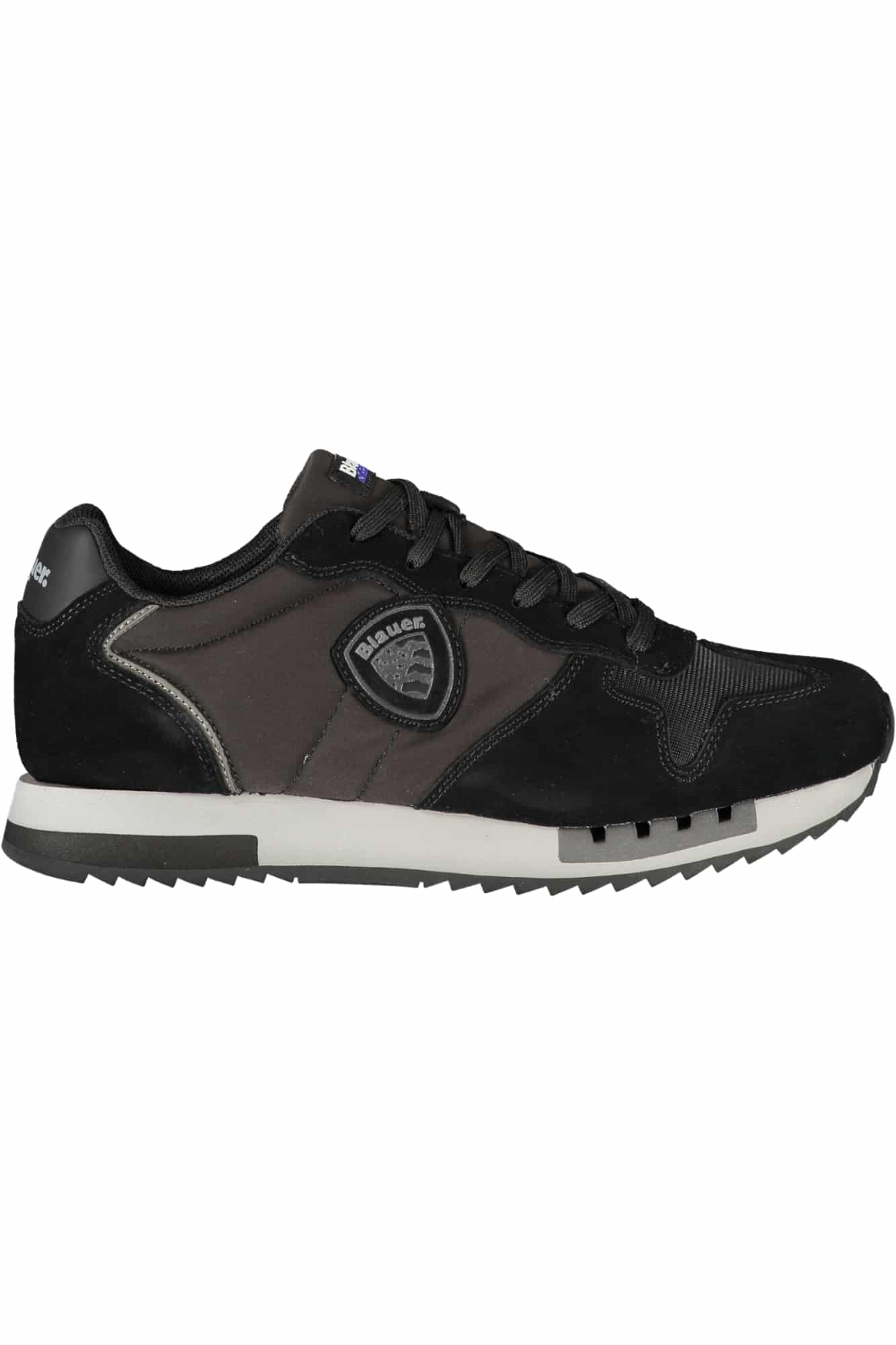 blauercalzaturasportivauomonero_1 BLAUER MEN'S BLACK SPORTS FOOTWEAR - Image 1