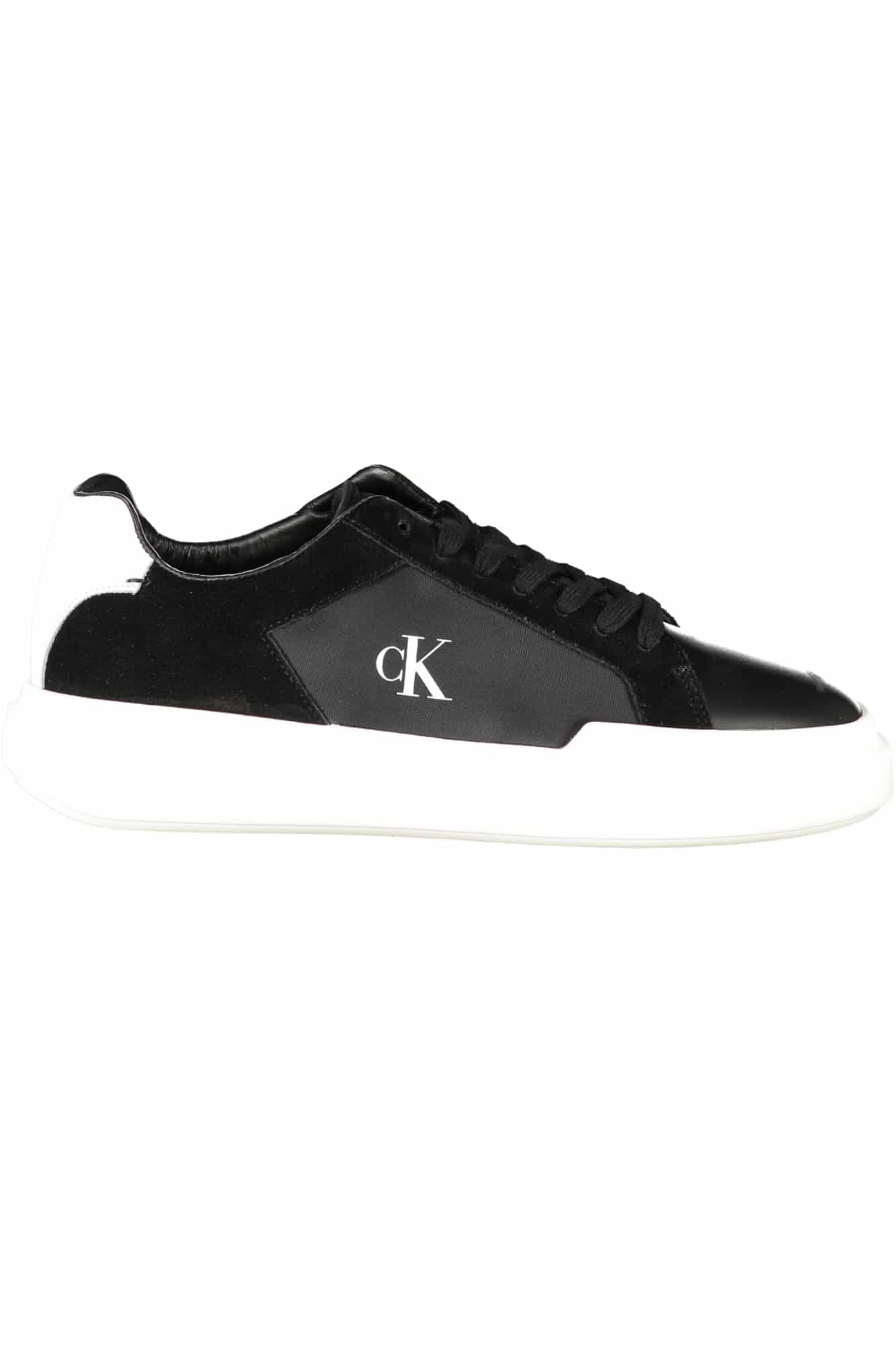 calvinkleincalzaturasportivauomonero_1 CALVIN KLEIN MEN'S BLACK SPORTS SHOES - Image 1