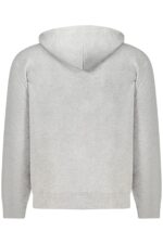 CALVIN KLEIN MEN'S GRAY ZIP-UP SWEATSHIRT - Image 2
