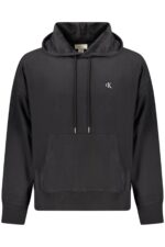 CALVIN KLEIN MEN'S BLACK ZIP-UP SWEATSHIRT