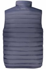 CAVALLI CLASS MEN'S BLUE SLEEVELESS JACKET - Image 2
