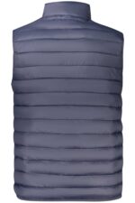 CAVALLI CLASS MEN'S BLUE SLEEVELESS JACKET - Image 2
