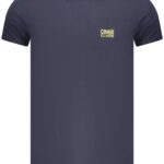 CAVALLI CLASS MEN'S SHORT-SLEEVE T-SHIRT BLUE