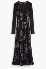 DESIGUAL WOMEN'S LONG BLACK DRESS - Image 2