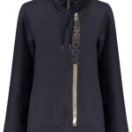FREDDY WOMEN'S BLUE ZIP-UP SWEATSHIRT