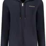 FREDDY WOMEN'S BLUE ZIP-UP SWEATSHIRT
