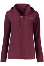 FREDDY WOMEN'S PURPLE ZIP-UP SWEATSHIRT