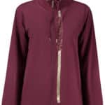 FREDDY WOMEN'S PURPLE ZIP-UP SWEATSHIRT