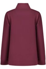 FREDDY WOMEN'S PURPLE ZIP-UP SWEATSHIRT - Image 2