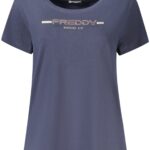 FREDDY WOMEN'S SHORT-SLEEVE T-SHIRT BLUE