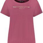 FREDDY WOMEN'S PURPLE SHORT-SLEEVE T-SHIRT