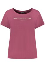 FREDDY WOMEN'S PURPLE SHORT-SLEEVE T-SHIRT