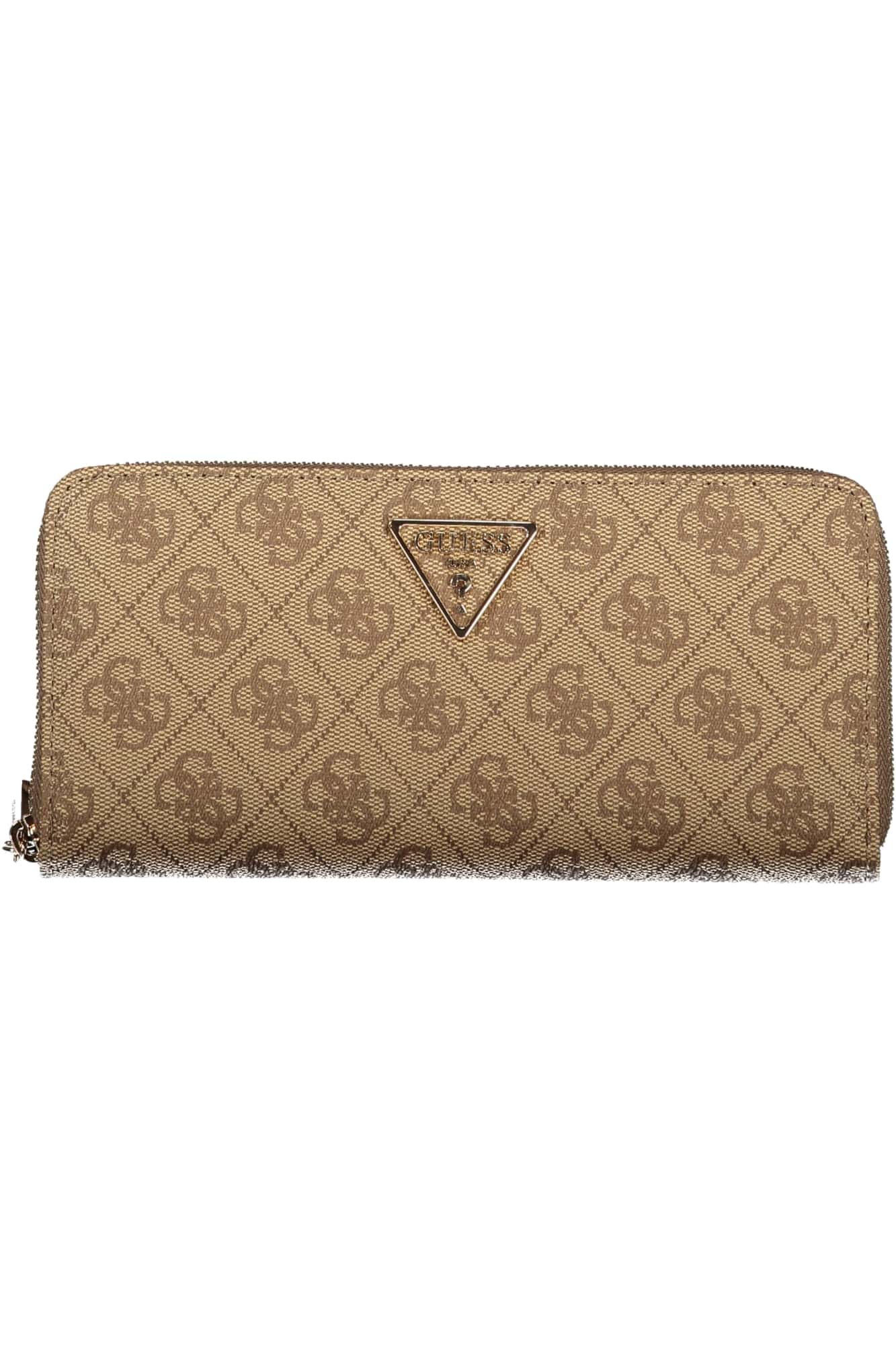 guessjeansportafogliodonnabeige_1 GUESS JEANS WOMEN'S BEIGE WALLET - Image 1