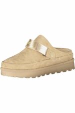 LAURA BIAGIOTTI WOMEN'S WINTER CLOG FOOTWEAR, BEIGE - Image 3