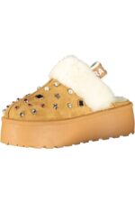 LAURA BIAGIOTTI WOMEN'S WINTER CLOG FOOTWEAR, BROWN - Image 3
