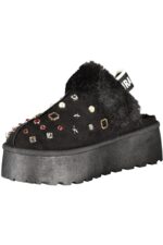 LAURA BIAGIOTTI WOMEN'S BLACK WINTER CLOG FOOTWEAR - Image 3