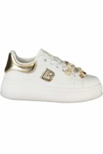 LAURA BIAGIOTTI WOMEN'S WHITE SPORTS SHOES