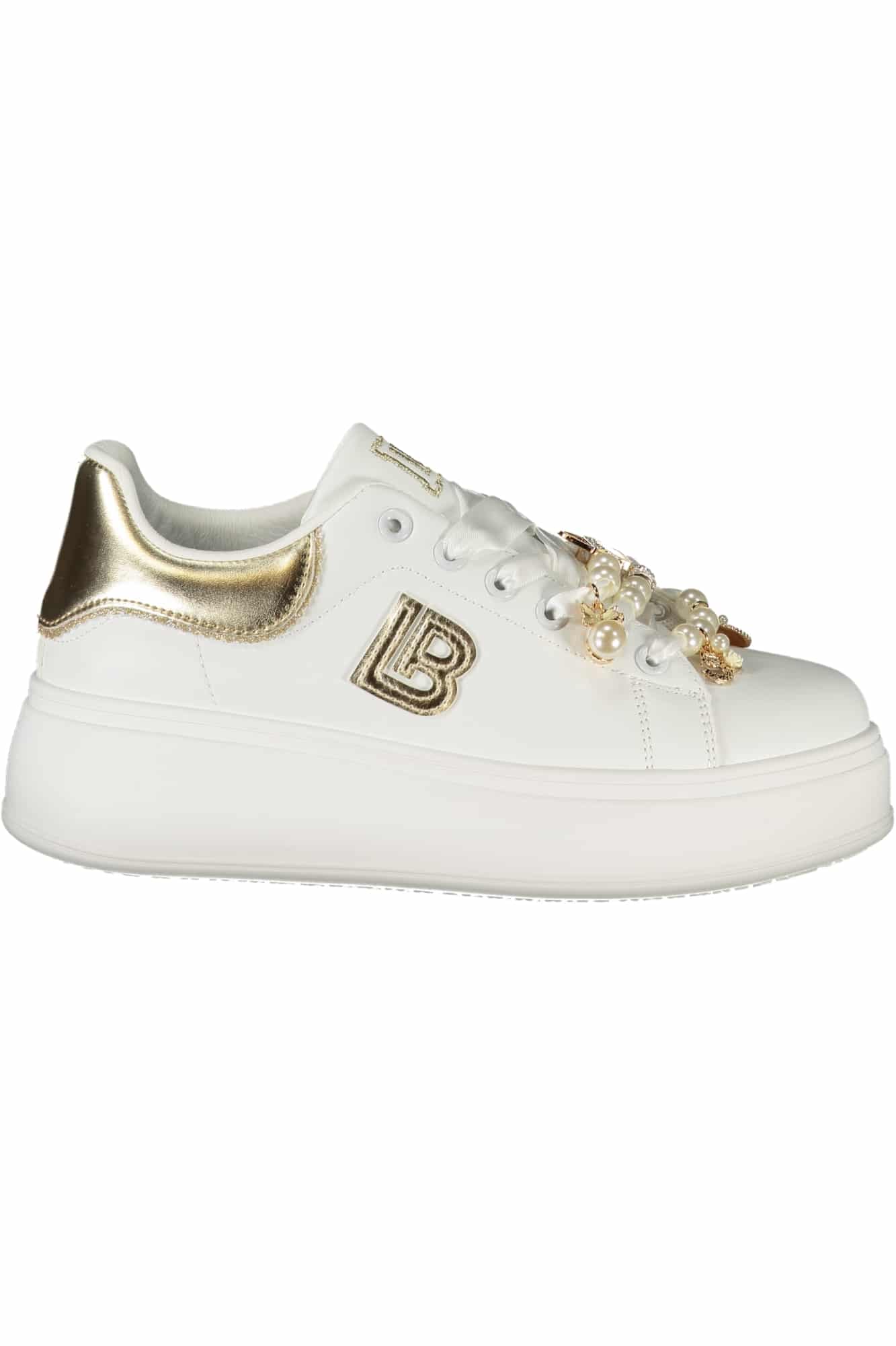 laurabiagiotticalzaturasportivadonnabianco_1 LAURA BIAGIOTTI WOMEN'S WHITE SPORTS SHOES - Image 1