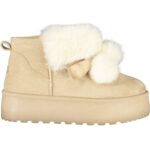 LAURA BIAGIOTTI WOMEN'S BEIGE BOOTS