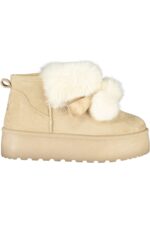 LAURA BIAGIOTTI WOMEN'S BEIGE BOOTS
