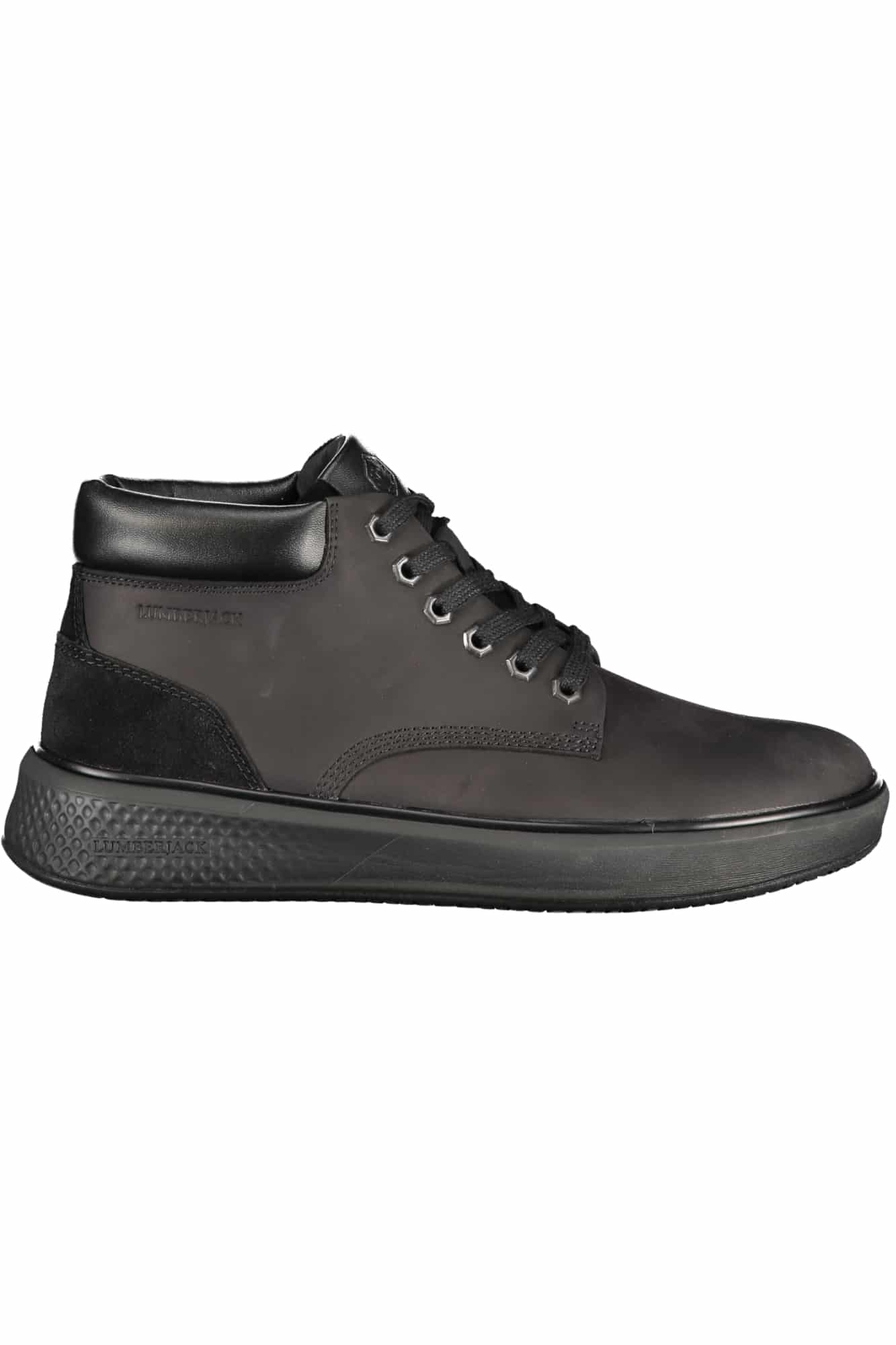 lumberjackcalzaturasportivauomonero_1 LUMBERJACK MEN'S BLACK SPORTS FOOTWEAR - Image 1