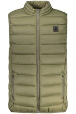MARINA YACHTING MEN'S GREEN SLEEVELESS JACKET