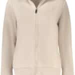NORWAY 1963 WOMEN'S BEIGE ZIP-UP SWEATSHIRT