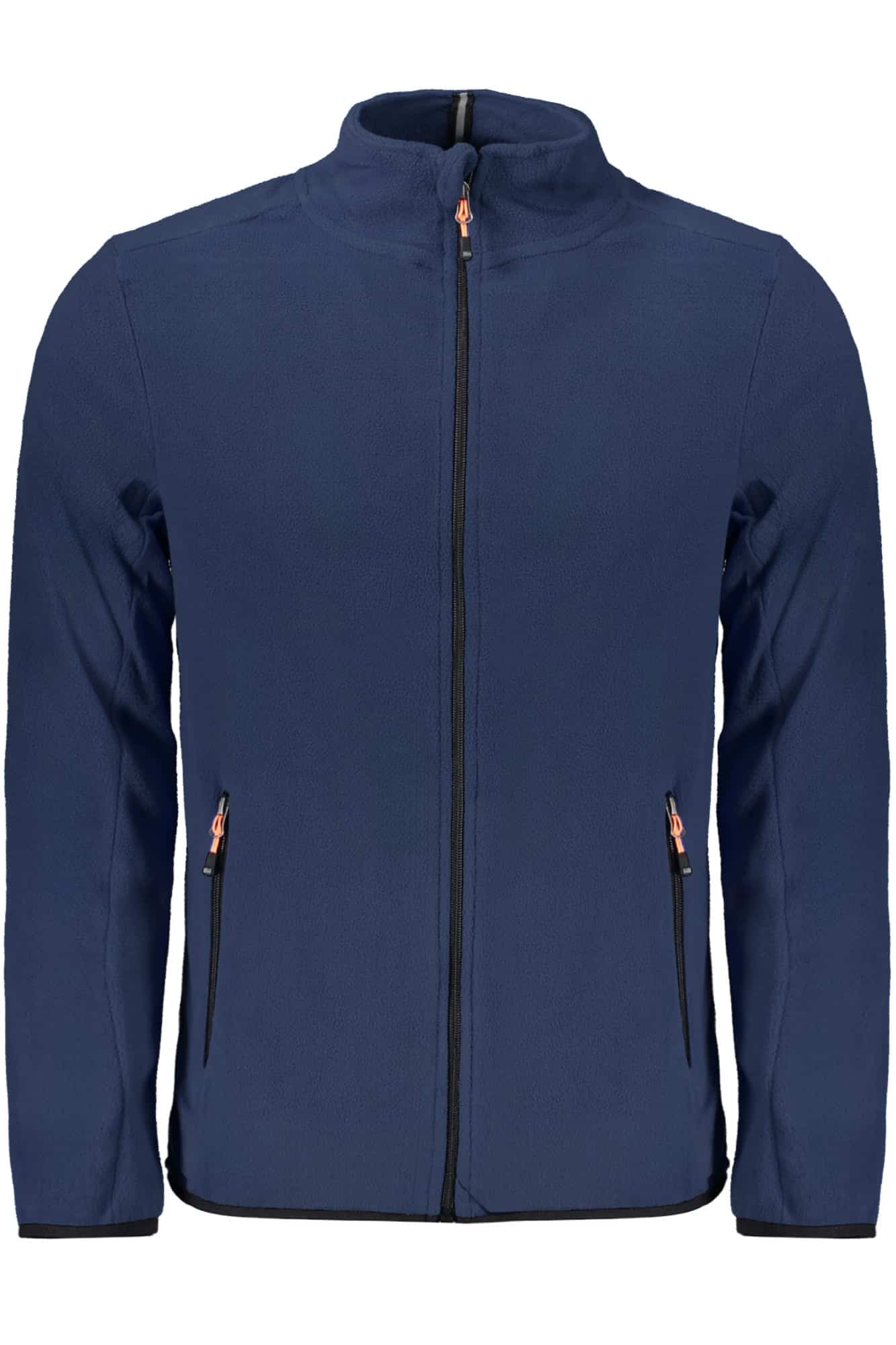 norway1963felpaconzipuomoblu_1 NORWAY 1963 MEN'S BLUE ZIP-UP SWEATSHIRT - Image 1