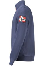 NORWAY 1963 MEN'S BLUE ZIP-UP SWEATSHIRT - Image 3