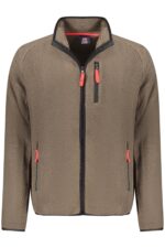NORWAY 1963 MEN'S BROWN ZIP-UP SWEATSHIRT