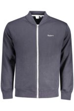 PEPE JEANS MEN'S BLUE ZIP-UP SWEATSHIRT