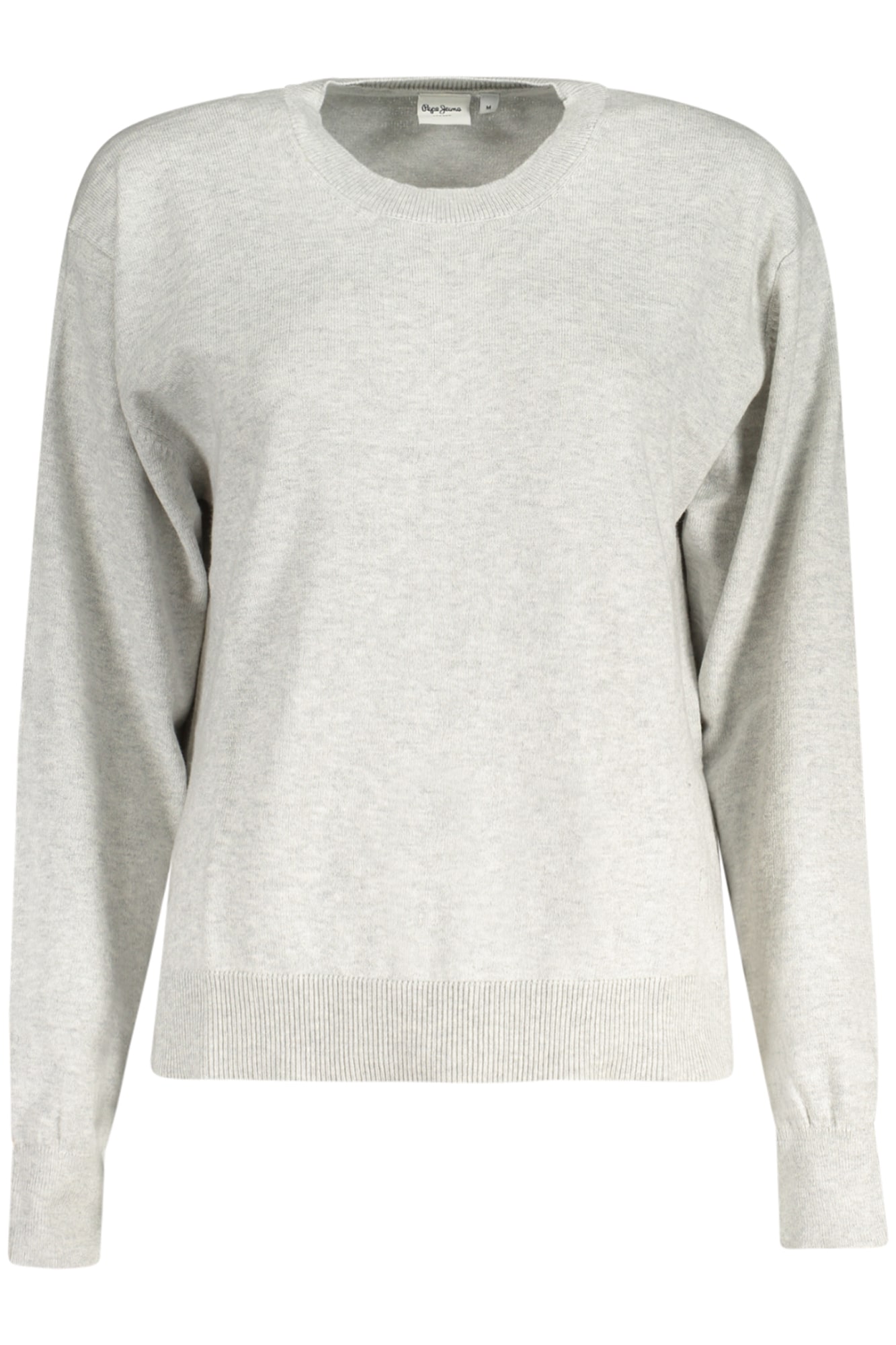 pepejeansmagliadonnagrigio_1 PEPE JEANS WOMEN'S GREY SWEATER - Image 1