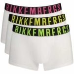 BIKKEMBERGS MEN'S WHITE BOXER